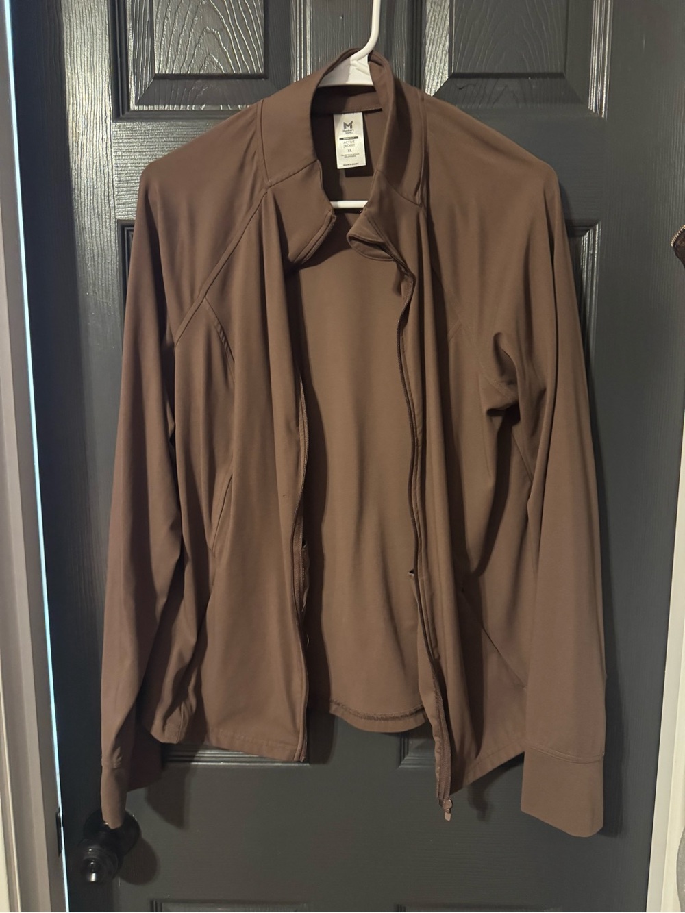 Women's Brown Athletic ZipJacket